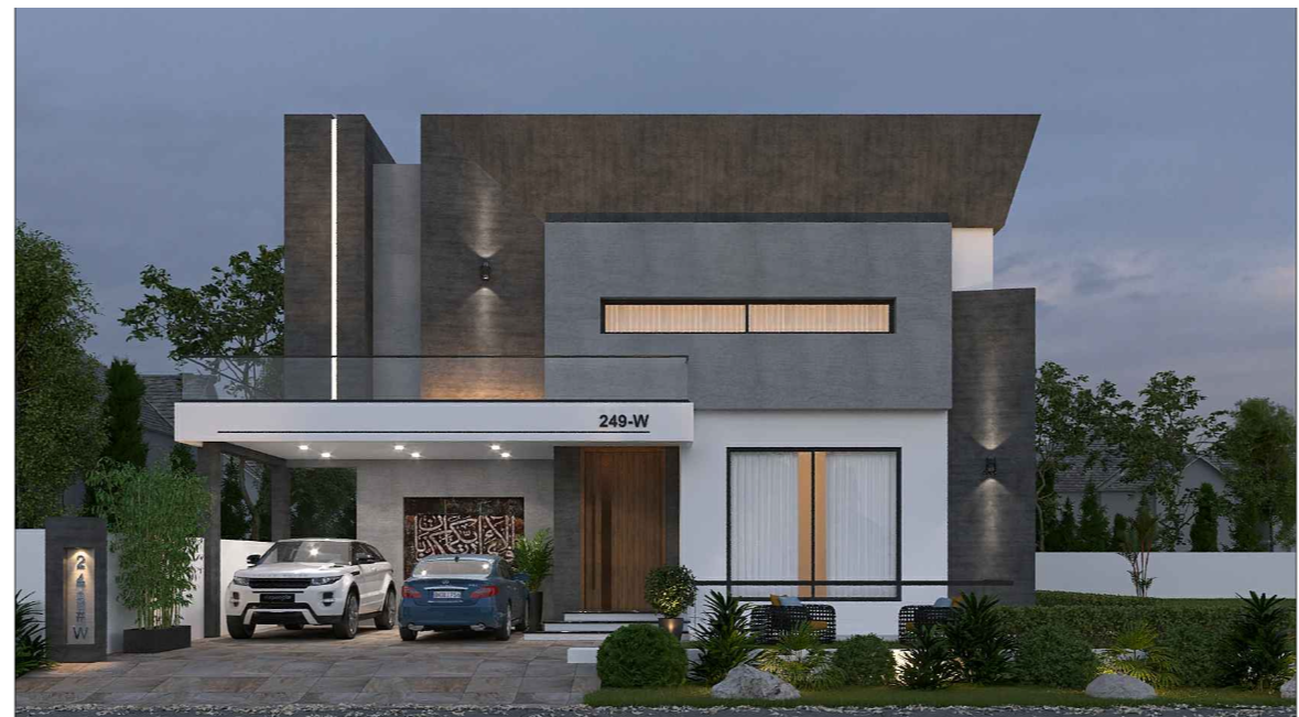 249-W — architectural visualisation.