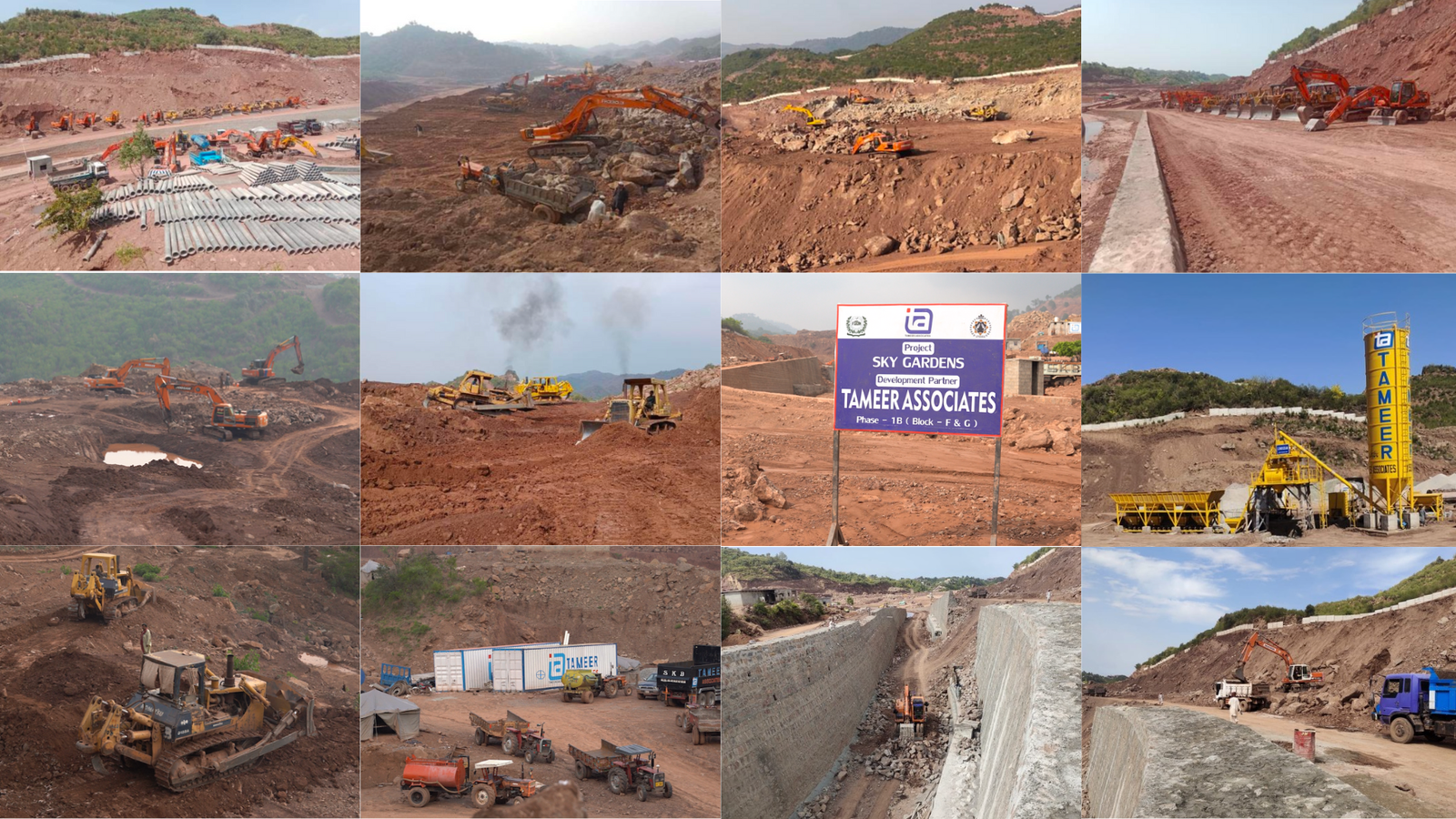 Sky Gardens site photograph supplied by Tameer Associates.
